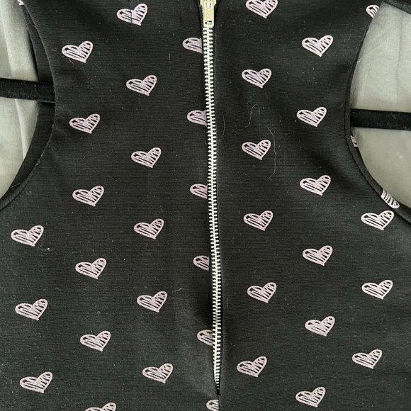 Heart Print Dress (S) - Picture 6 of 8